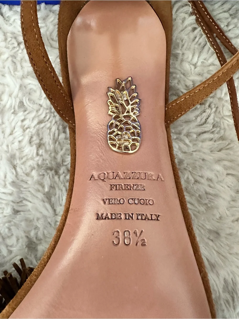 Aquazzura Wild Thing Suede Sandals